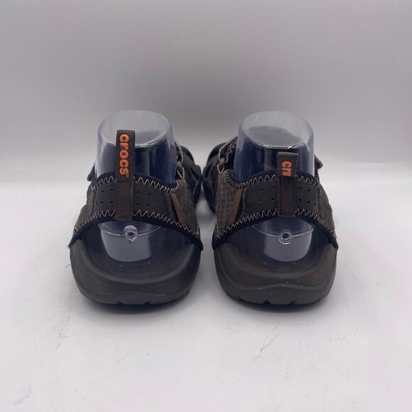 Crocs Swiftwater Mesh Sandals Water Shoes Comfort Brown Mens 8 main image 7